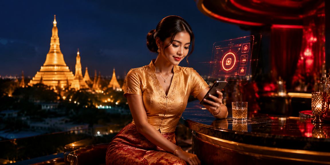 ရန်ကုန်ရွာတြင် မိုဘိုင်းဖုန်းဖြင့် ကာစီနို ဂိမ်းကစားနေသူများ